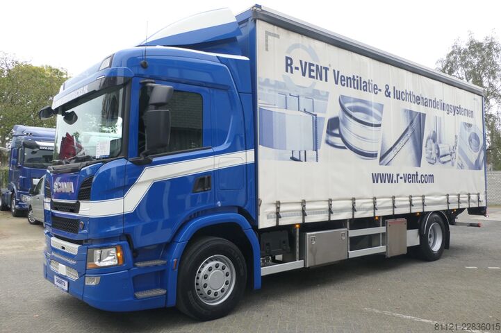 Skjutbar presenning Scania G320 NGS | Sliding curtains | Dhollandia 2000Kg...