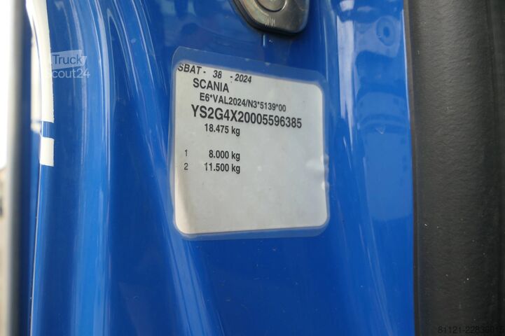 Skjutbar presenning Scania G320 NGS | Sliding curtains | Dhollandia 2000Kg...