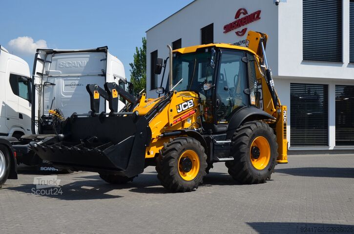 Traktor JCB 3CX PLUS 2026r / SILNIK 4,8L 109km / 172 mth ! /KLIMA/SZYBKOZŁĄCZE/20"/9012