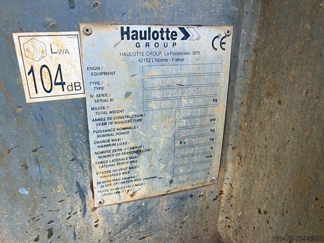 Csuklós munkaállvány Haulotte Ha 16 Spx (16m)