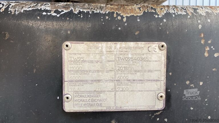 Kerekes kotrógép Terex-Schaeff TW 95 Yanmar