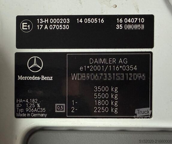 Minibus Mercedes Benz Sprinter 906Rollstuhl-Mehrzweckfahrzeug