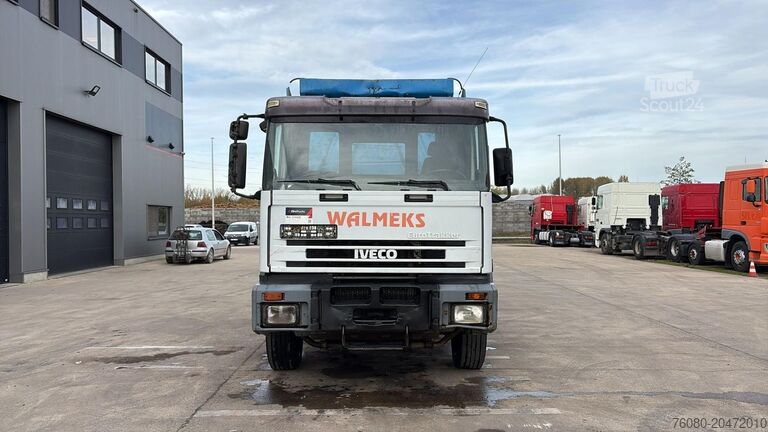 Tipper 3 côtés Iveco Eurotrakker 260 E 37 (POMPE MANUELLE / MANUAL P...
