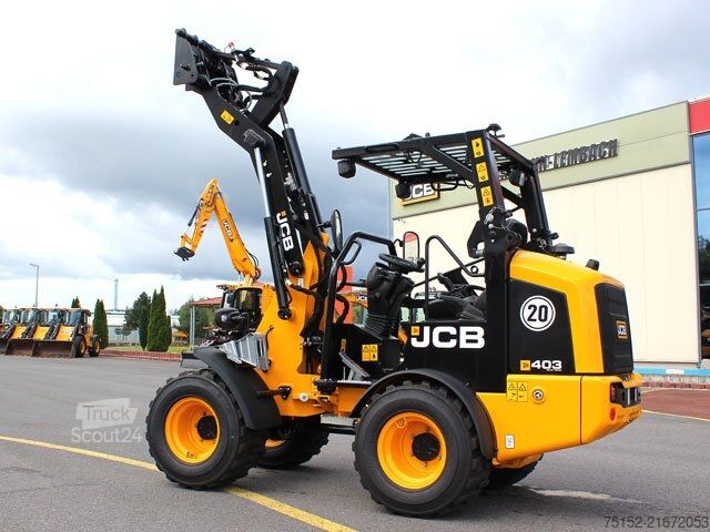 Hjullastare JCB 403 Smart Power Abklappschutzdach