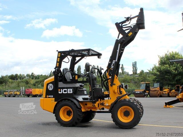 Hjullastare JCB 403 Smart Power Abklappschutzdach