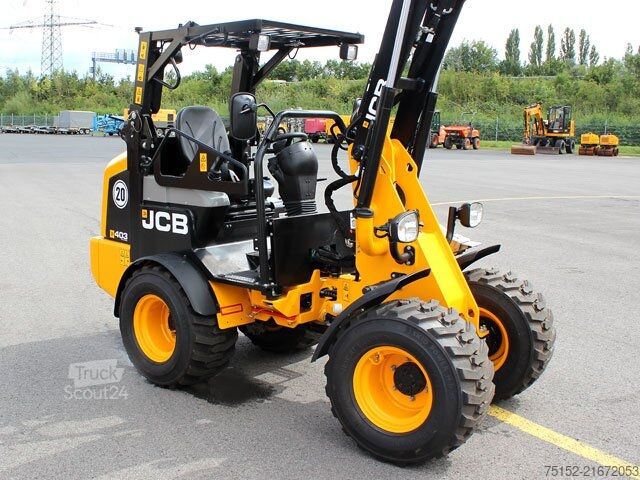 Hjullastare JCB 403 Smart Power Abklappschutzdach