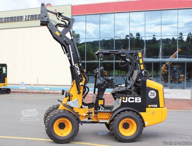 Hjullastare JCB 403 Smart Power Abklappschutzdach