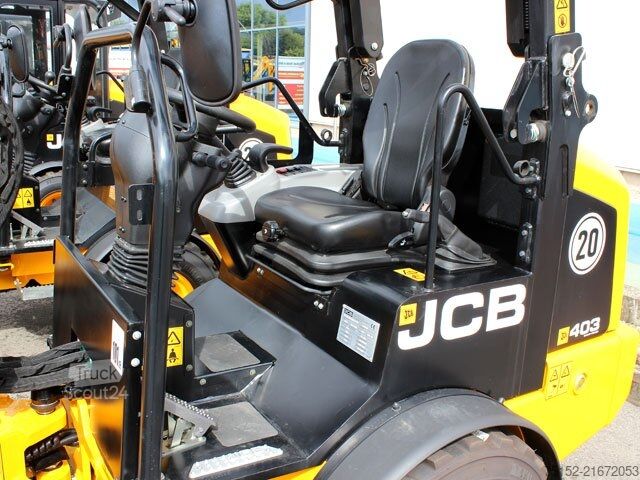 товарач JCB 403 Smart Power Abklappschutzdach