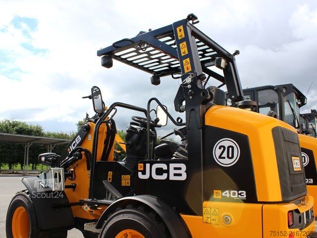 Hjullastare JCB 403 Smart Power Abklappschutzdach