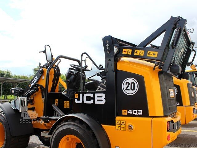 Hjullastare JCB 403 Smart Power Abklappschutzdach