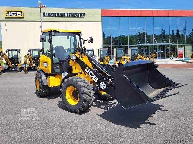 Hjullastare JCB 406 - Stufe V - inkl. Schaufel und Gabel