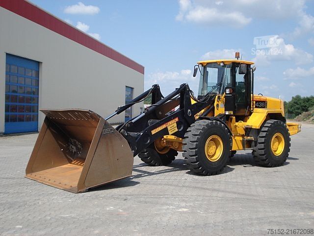 Челен товарач с каменни гуми 90% XMINE JCB 436 HT Super Highlift 5 m Überladhöhe