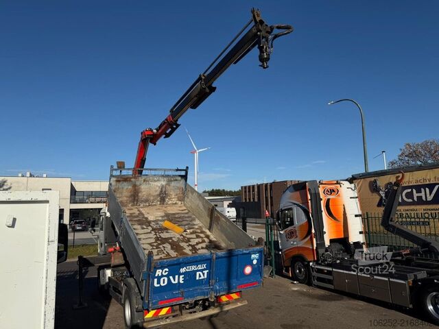 Volquete con grúa MAN TGA 18.320 4X2 TIPPER EURO 4 + CRANE PALFINGER ...