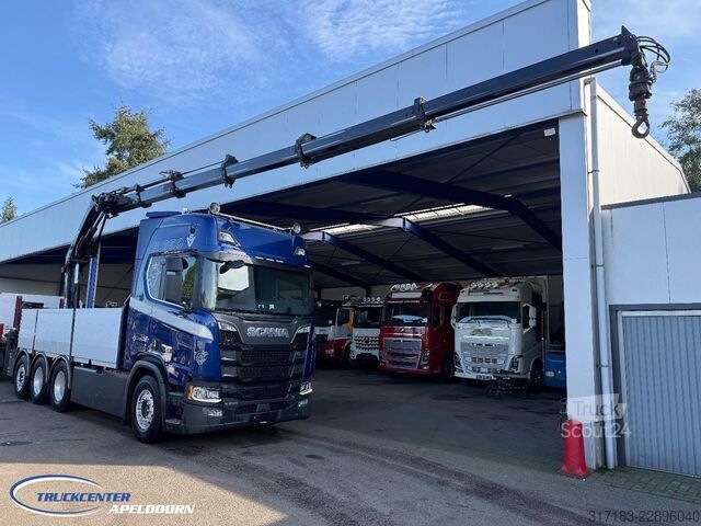 Πλατφόρμα φόρτωσης Scania R650 V8 NGS HIAB 288 EP-5 Hipro, 8x4, Euro 6