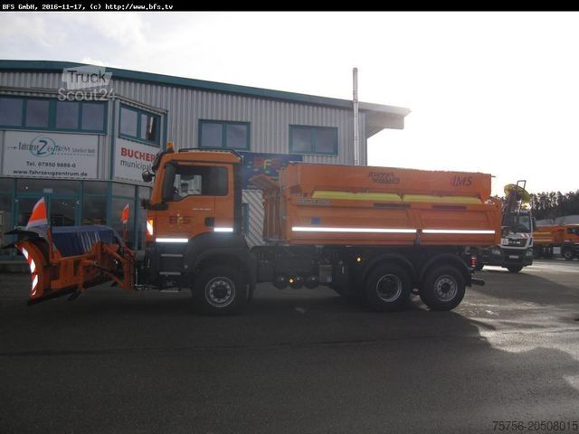Sklápač MAN TGS 28.480 6X4-4 BL Euro6, Winterdienst, Bordmat