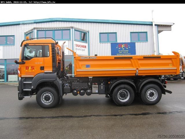 Tovornjak prekucnik MAN TGS 28.480 6X4-4 BL Euro6, Winterdienst, Bordmat