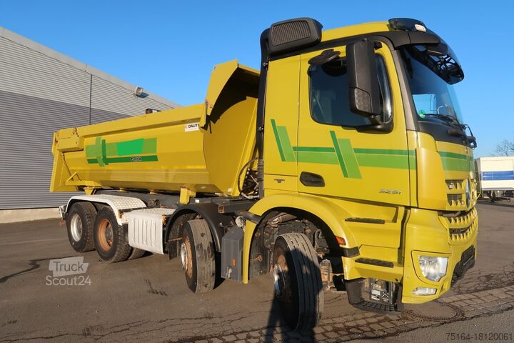 Camion à benne basculante Mercedes-Benz 3251 K 8x4 Wechselsystem