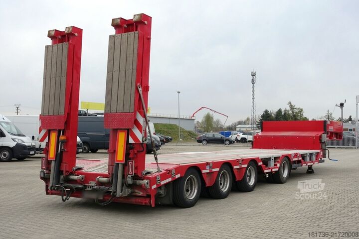 Semiremorcă cu pat joase LANGENDORF low-bed semi-trailer / 2024 / 46 t load