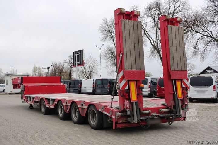 Semiremorcă cu pat joase LANGENDORF low-bed semi-trailer / 2024 / 46 t load