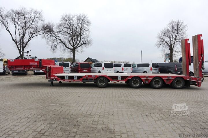 Semiremorcă cu pat joase LANGENDORF low-bed semi-trailer / 2024 / 46 t load