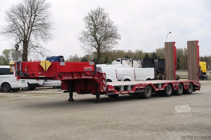Semiremorcă cu pat joase LANGENDORF low-bed semi-trailer / 2024 / 46 t load