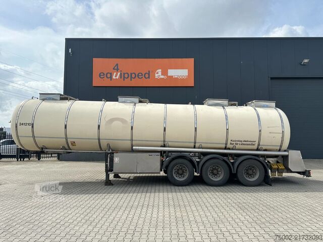 Cysterna z żywnością Feldbinder LEBENSMITTEL / LEVENSMIDDELEN / FOOD / 33.500L ...