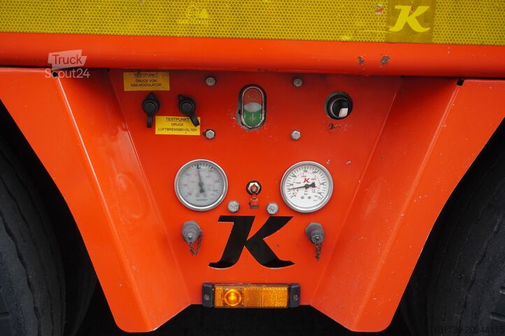 Alacsony-ágyas pótkocsi / 2 darab Kässbohrer LB2 TIEF-BETT low loader semi-trailer