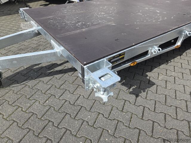 Reboque de máquinas de construção Vlemmix 20ftContainer Transport Twistlock 3500kg