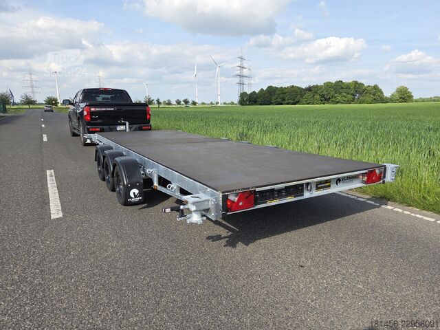 Reboque de máquinas de construção Vlemmix 20ftContainer Transport Twistlock 3500kg