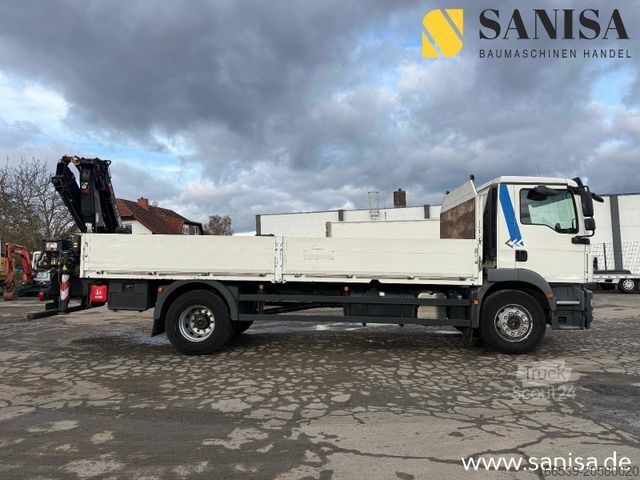LKW mit Pritsche (offen) MERCEDES-BENZ TGM 18.340/Kran Hiab 099 E-2 HIDUO