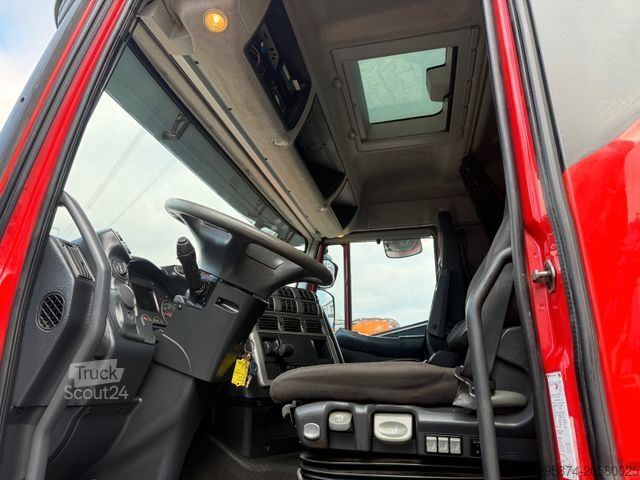 Camion transportator de autoturisme IVECO AS320S50 Baumaschinentransporter hydr. Rampe