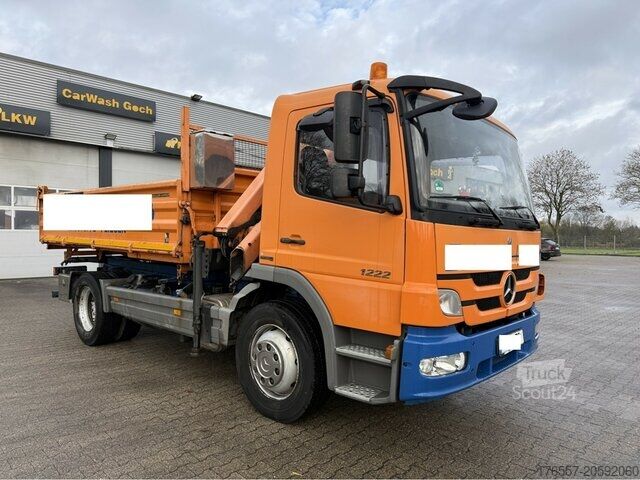 Tippbil Mercedes-Benz Atego 1222 Kipper + Kran PK 7001 A3 Funk
