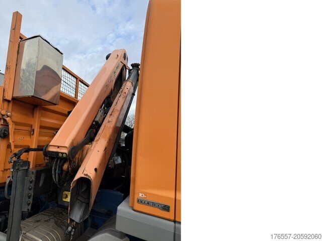 Sklápěcí vůz Mercedes-Benz Atego 1222 Kipper + Kran PK 7001 A3 Funk