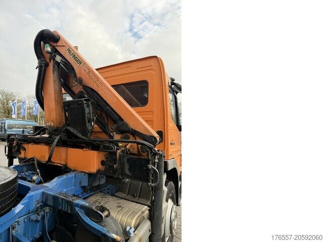 شاحنة قلابة Mercedes-Benz Atego 1222 Kipper + Kran PK 7001 A3 Funk