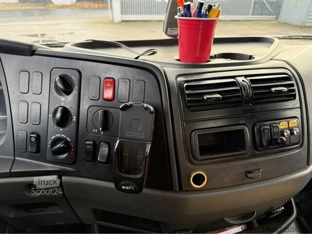 Dreiseitenkipper LKW Mercedes-Benz Atego 1222 Kipper + Kran PK 7001 A3 Funk