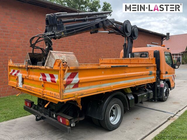 Kolmisuuntainen kippiauto FUSO Canter 7C18 3 S-Kipper /Hiab 055 12m 500 kg FUNK