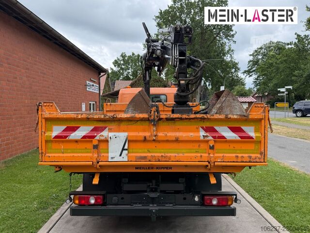 Kolmisuuntainen kippiauto FUSO Canter 7C18 3 S-Kipper /Hiab 055 12m 500 kg FUNK