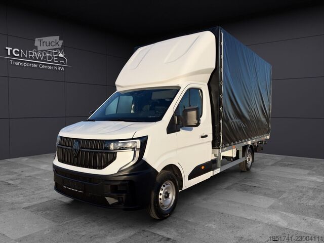 Фургон с брезентова завеса RENAULT Master Pritsche Schiebeplane Automatik LBW Klima