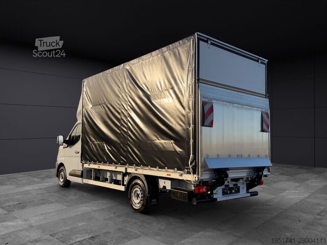 Фургон с брезентова завеса RENAULT Master Pritsche Schiebeplane Automatik LBW Klima