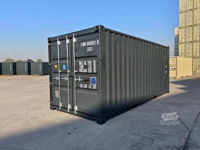 Seecontainer 20 Fuß Seecontainer /One Way / Anthrazit / self storage / Lagercontainer / 6m