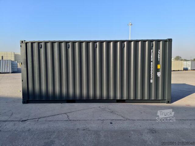 Seecontainer 20 Fuß Seecontainer /One Way / Anthrazit / self storage / Lagercontainer / 6m