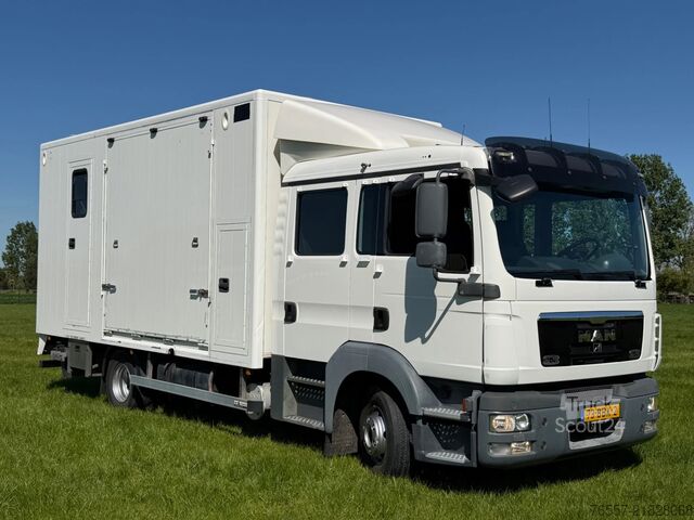 MAN TGL 12.180 hestetransport lastbil MAN TGL 12.180 TGL 12.180 PAARDENWAGEN.