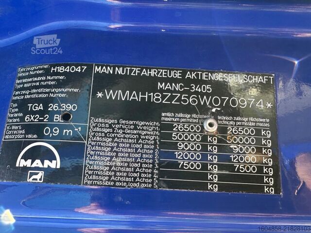 Säiliöauto MAN TGS 26.390 / LAG TANK / 4 COMP. / 25m3 / 6x2 / ...