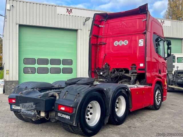 Heavy load Scania R500 NGS 3 pedal /clutch, RETARDER, 2 TANKS, A...