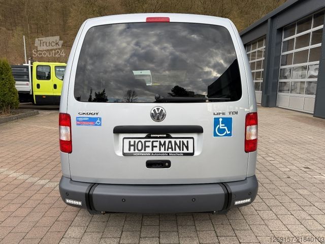 Ван VOLKSWAGEN Caddy 1,9 TDI DSG Rollstuhl RAMPE Behindertenger