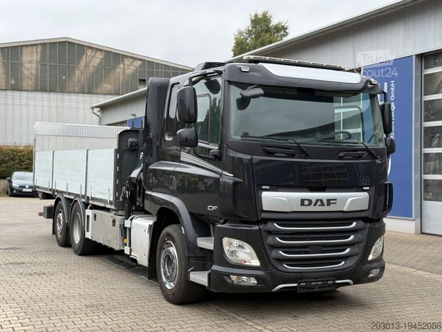 Żuraw samochodowy DAF CF 450 FAN 6x2 Pritsche mit Kran HIAB 188 E-6