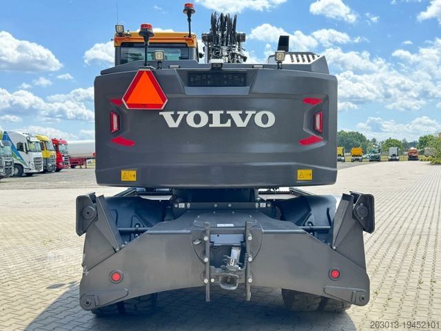 Pelle sur pneus VOLVO EWR150E Mobilbagger mit ROTATOR ENCONG EC319