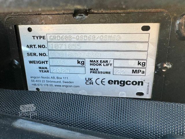 Pelle sur pneus VOLVO EWR150E Mobilbagger mit ROTATOR ENCONG EC319