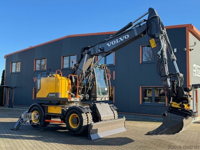 Pelle sur pneus VOLVO EWR150E Mobilbagger mit ROTATOR ENCONG EC319