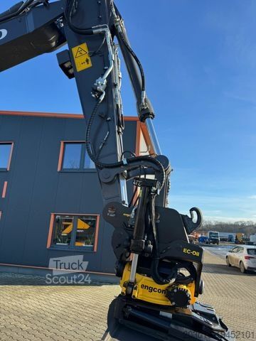 Pelle sur pneus VOLVO EWR150E Mobilbagger mit ROTATOR ENCONG EC319